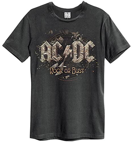 Amplified ACDC Rock Or Bust Tour Top de Sport Homme - Les Beatles, Paul McCartney, John Lennon, RIngo Starr, George Harrison Amplified ACDC Rock Or Bust Tour Top de Sport Homme