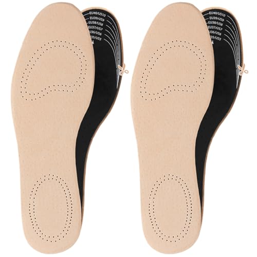Plantillas de cuero para zapatos Janmercy 2 pares 35-40 miniatura 1