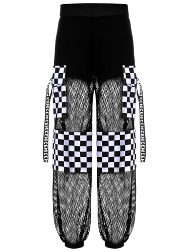 Girls Boys Mesh Sweatpants Kids Joggers with Elastic Waist & Pockets Breathable Pants2