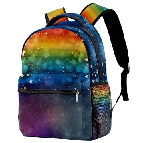Sac à dos Galaxy multicolore spacieux parfait pour les cours et les loisirs légers