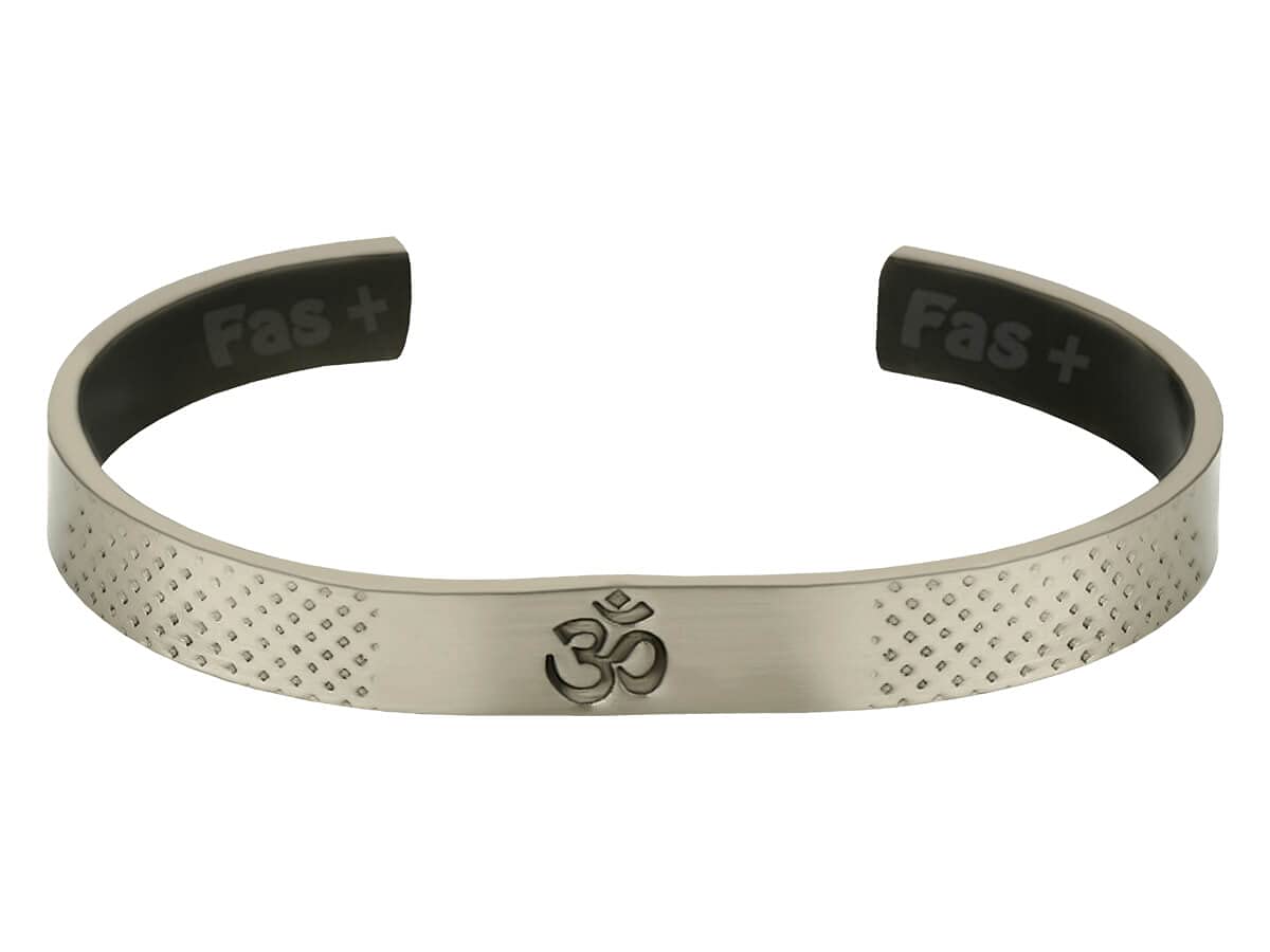 Fas +BHK01 Om Lord Shiv Ancient Dot Kada Bracelet for Men and Boys That  Open Wrist Hand Bracelets Kada of Brass Metal