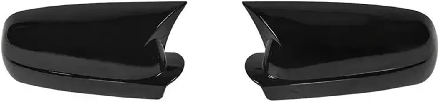 Kiyah Compatible for Passat B5 Jetta Golf 4 MK4 1998-2002 Car Rearview Side Mirror Cover Sticker Wing Cap Exterior Door Case Trim Carbon Auto (Color : Gloss Black)