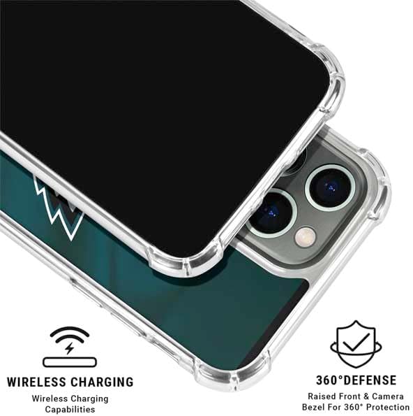 Skinit Clear Phone Case Compatible with iPhone 15 Pro Max - Officially Licensed NFL Philadelphia Eagles Design