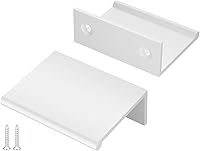 Vista 63 de Peaha Paquete de 30 manijas de gabinete de cocina de 5 pulgadas, tiradores negros para cajones de tocador, borde de puerta, tiradores de dedo