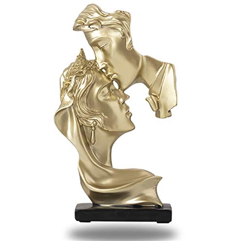 Statue un baiser pour revitaliser un salon terne avec élégance