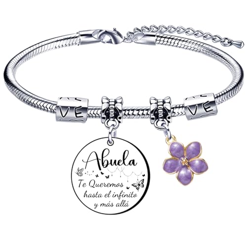 XQXQXZ Regalos Abuela Pulsera, para Abuela Pulsera Original,Regalos de cumpleaños/Regalos