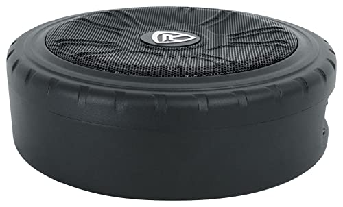 Rockville Wheel Of Bass 8" Slim Under-Seat Powered Truck/Car Audio Subwoofer Sub #TOP7