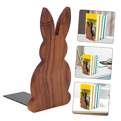 Sujetalibros de madera IMIKEYA conejo el regalo ideal para lectores 8