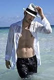 Ian Somerhalder Mini Poster #02 Wet Open Shirt 11'x17' Master Print