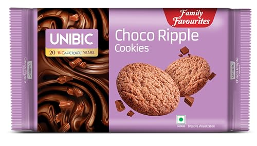 Image of Unibic Choco Ripple Cookies I Chocolate Biscuits I 494 g