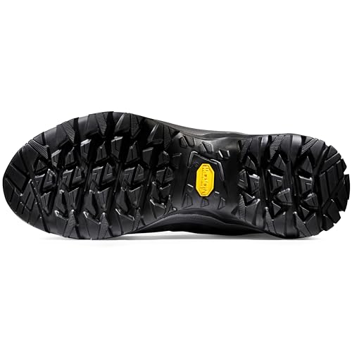 Mammut Nova IV Mid GTX Women | Wanderschuhe für Damen, Wasserdichte Trekkingschuhe, Outdoor Schuhe, Gore-Tex Bergschuhe, Sportschuhe für Hiking | Black-Blood Red, 4.5