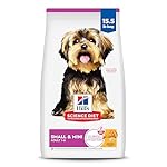 Hill's Science Diet Small & Mini, Adult 1-6, Small & Mini Breeds Premium Nutrition, Dry Dog Food, Chicken & Brown Rice, 15.5 lb Bag