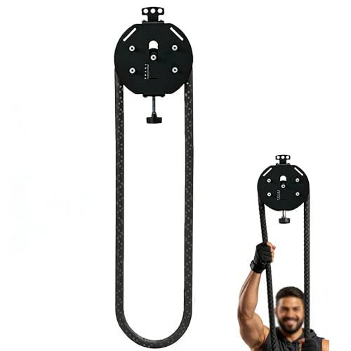Cuerda de entrenamiento de suspensión de 14 pies, correa de nailon de bucle cerrado para entrenamiento de peso corporal, gimnasio en casa, entrenador infinito portátil para ejercicio de cuerpo