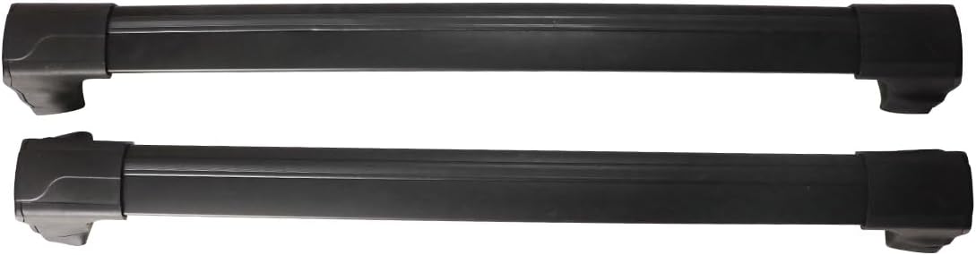 for BMW 3 Series E90 Sedan E91 Touring 2005-2011 Premium Aluminum Roof Rack Cross Bars Luggage Carrier for Camping, Skiing, Biking, and Cargo Transportation Canoe Surf Ski Snowboard Camping Black