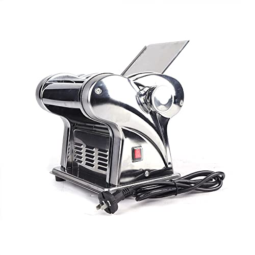 Sfogliatrice elettrica per Pasta, 135 W, Acciaio Inossidabile, Spessore 4 mm, 2 Lame, 6 velocità, 110 V