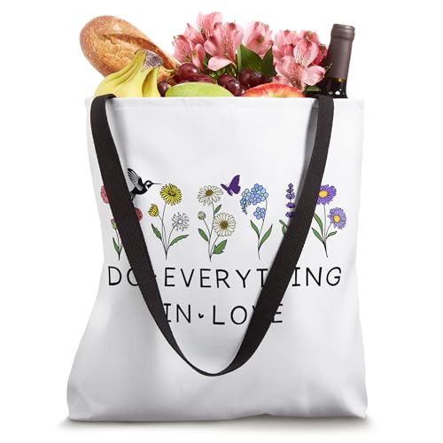 Bolsa Tote Do Everything in Love Verso Bíblico miniatura 4
