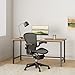 Herman Miller Aeron Size B Office Chair | Adjustable Arms | Rear Tilt Limiter | Lumbar Support Pad ( Renewed)