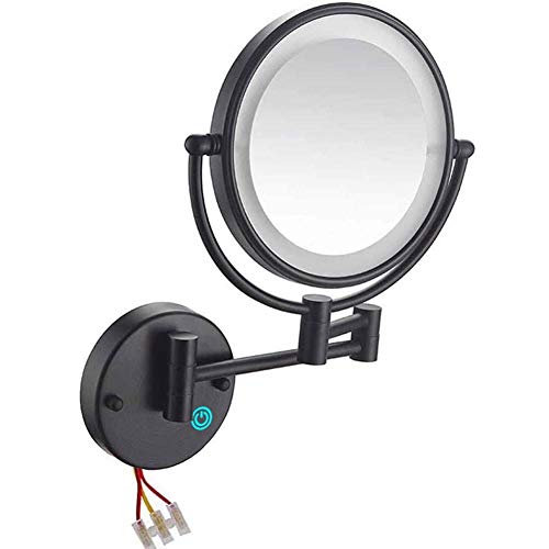 Miroir maquillage LED mural extensible fini les reflets - 2