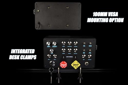 Image of Classic 2 Button Box for ATS /ETS2 (American Truck Simulator /Euro Truck Simulator) (Classic Finish with CB Communications (Matte Black))