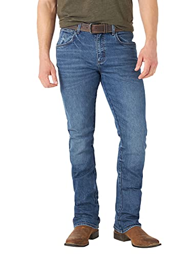 Image of Wrangler Men's Retro Slim Fit Straight Leg Jean