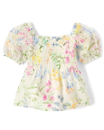 Gymboree Girls' and Toddler Short Sleeve Woven Tops