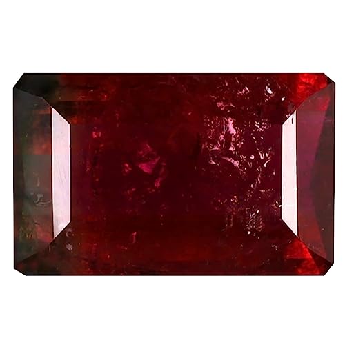 Tourmaline pastèque naturelle 2.74 ct octogone non chauffée contre les pierres traitées