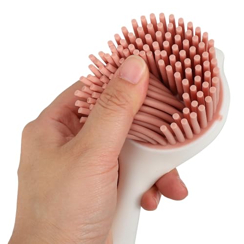 Cepillo de limpieza de silicona para ollas, cepillo de cocina para platos, cepillo de lavado de platos con asa, cepillo para limpiar platos, cepillo para fregar platos, cepillo para fregar platos