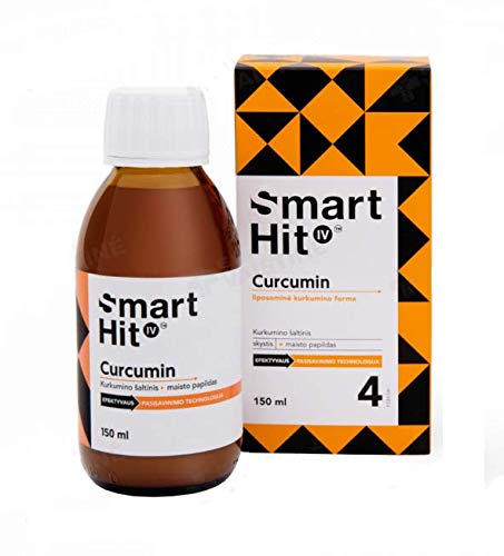 Smart HIT IV Curcumin, 150 ml, bron Van curcumine. Voedingssupplement. Effectieve verduisteringstechnologie