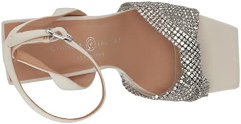 Chinese Laundry Women's Galda Heeled Sandal, White Mesh, 11 | Image 4