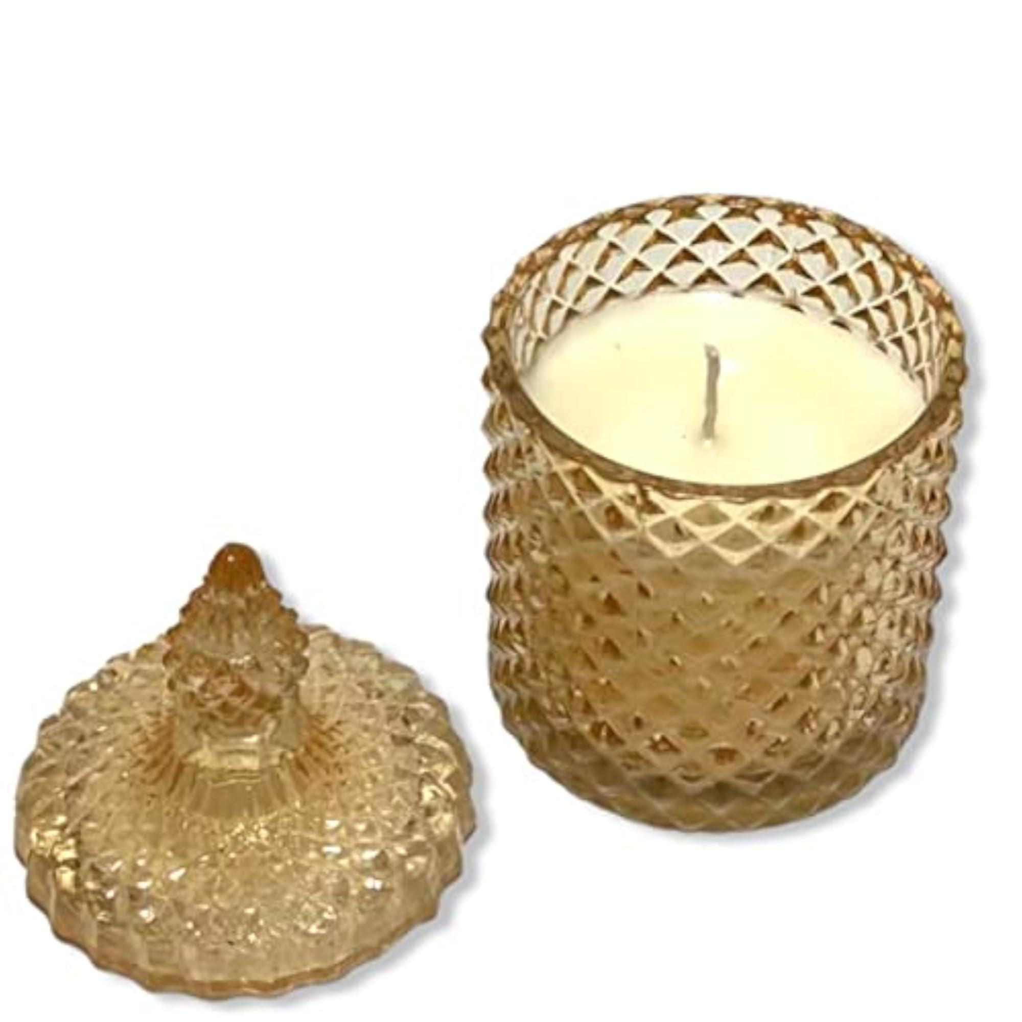Paraffin Wax Aromatic Diamond Luxury Jar Candle Set