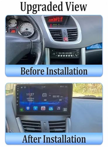 Autoradio Peugeot 207 para renovar tu consola con Android 4G y mapas 2