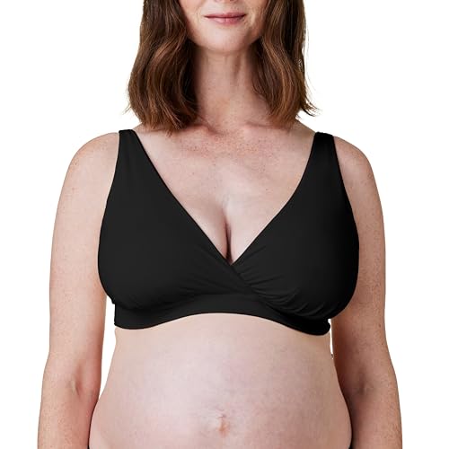 Image of Bravado Designs Ballet Seamless Crossover Maternity Nursing Bra, Comfortable Breastfeeding Bra