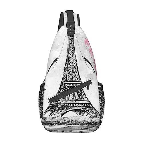 Sac de poitrine Paris Tour Eiffel antivol et léger pour sécuriser vos déplacements