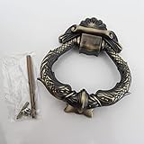 Matériau durable : Fabriqué en laiton durable, ce heurtoir de porte en laiton garantit longévité et résistance aux intempéries. Sa conception robuste résistera à l'épreuve du temps tout en embellissant votre maison.