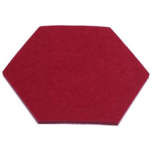 FYOBOT Tablero De Corcho Hexagonal/Tablero De,Paquete De 9 Vistoso Tablero De Fieltro Memo De Azulejos De Pared Para Pegatinas De Pared Decoraciones De Casa