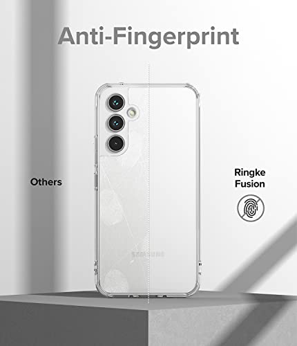 Image of Ringke Fusion Matte Compatible with Samsung Galaxy A54 5G Case Cover Anti Fingerprint Hard Back Soft TPU Bumper Scratch Resistant Natural Form Samsung A54 Back Cover - Matte Clear