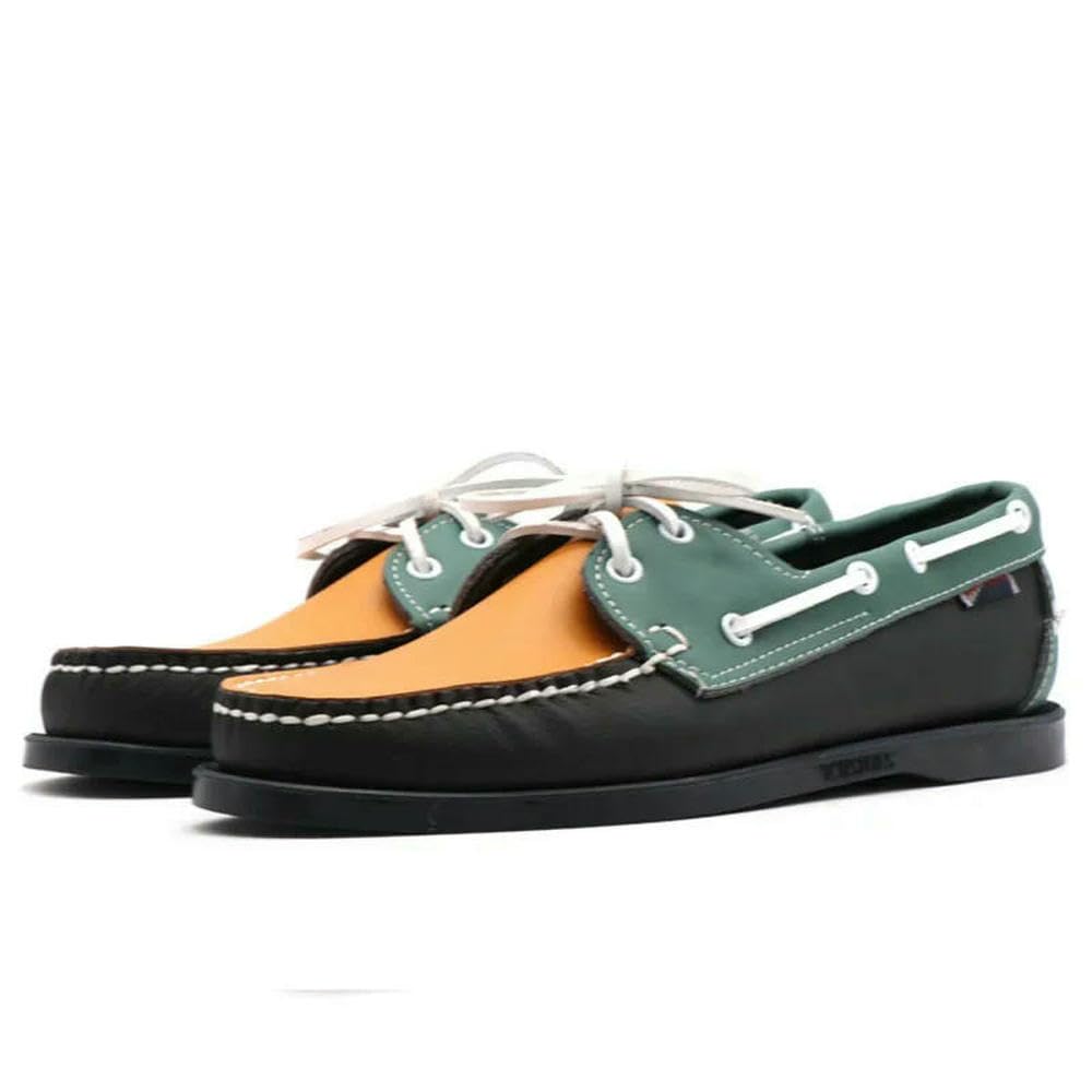 QXDZSW - Mocassini da uomo in pelle scamosciata, stile classico, realizzati a mano, stile classico