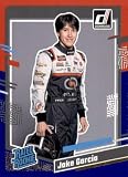 2024 Donruss Racing Red and Blue #95 Jake Garcia Quanta Services/McAnally-Hilgemann Racing/Chevrolet Rated Rookie Officially Licensed Panini NASCAR Trading Card (Stock Photo may be shown, Near Mint to Mint Condition)