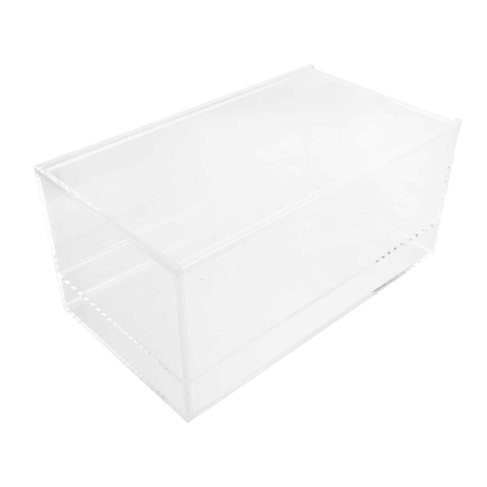 TOYANDONA Transparent Mahjong Tile Storage Box z Akrylu Komory Płytki i Karty Do Gry Przezroczysty Organizator Do Mahjonga Idealny Spotkania