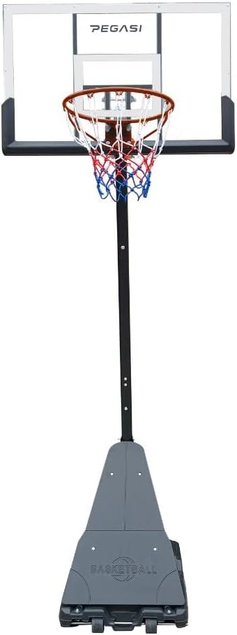 Front view of Pegasi Basketball Hoop