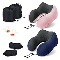 Cuscino Da Viaggio Memory Foam Per Collo - Con Maschera E Borsa, Ideale Per Aereo/Auto - Foto 12