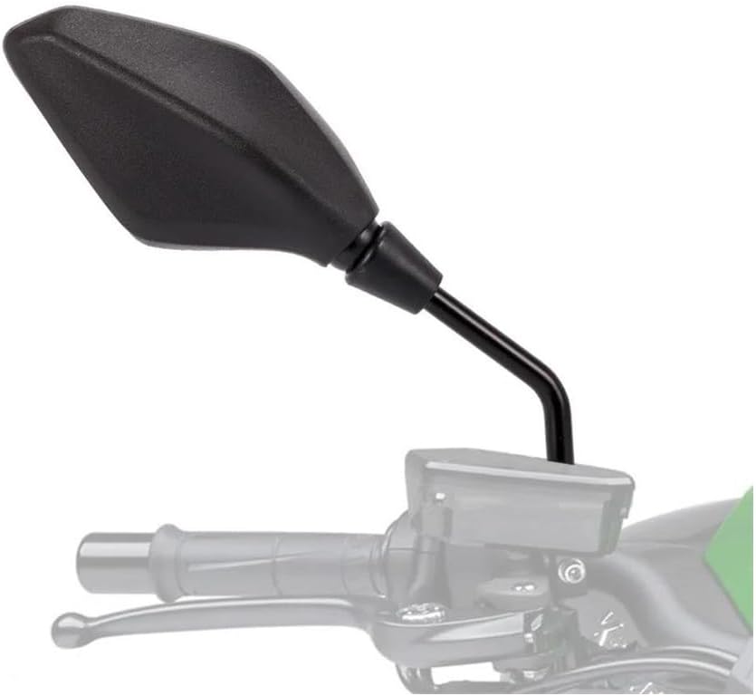 リアミラー シムのためのアダプターコード10mmのバイクスクーターが付いている黒い丸いユニバーサルオートバイのバックミラー オートバ