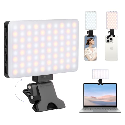 Lampe à selfie Ispack pour iPhone et clip de téléphone LED portable