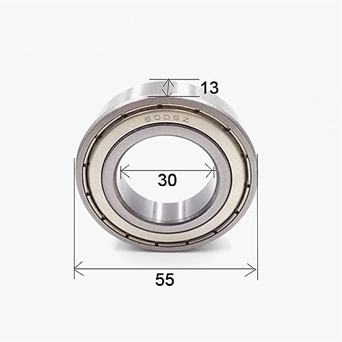 Roulements billes 6006 ZZ à gorge profonde 30x55x13 mm - 3