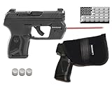 Concealed Red Laser Kit for Ruger LCP Max Pistols with TR39 ArmaLaser, LASERPRO Pocket Laser Holster & 2 Extra Batteries