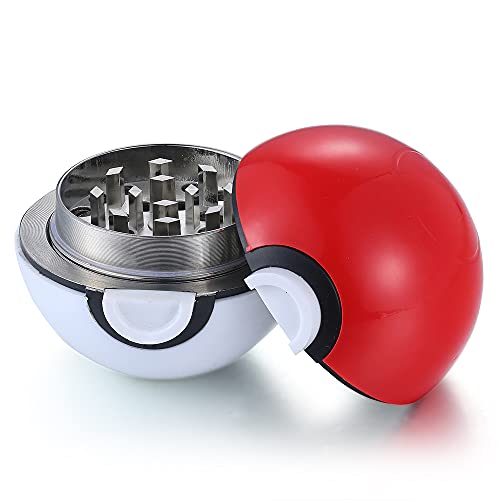 Pokeball Kruid Grinder, Tabak Crusher Grinder 55mm 2.2 "Aluminium Spice Mill - Image 3