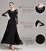 ZX Women's Ballroom Dance Dress Lace Sleeve Long S... #1