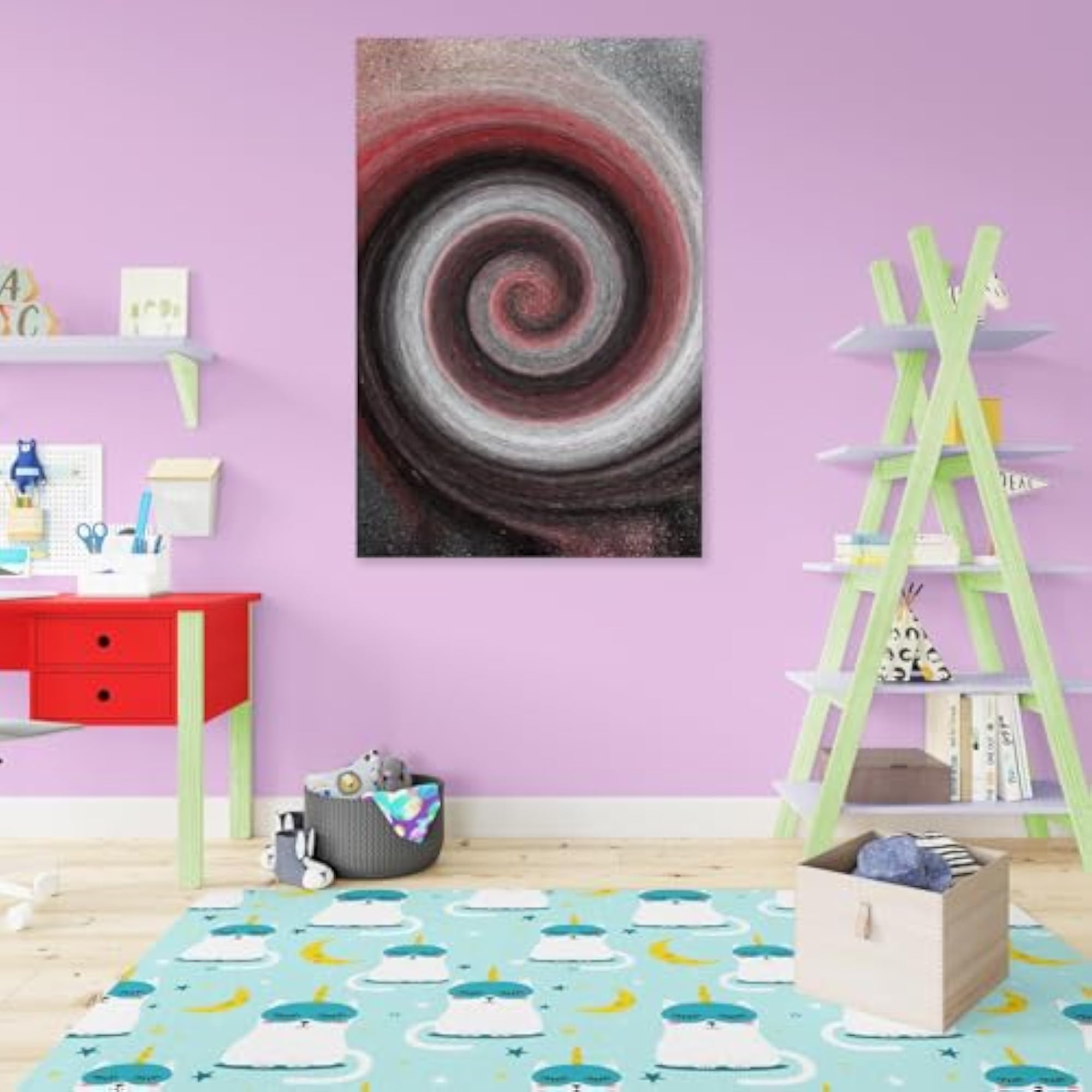 Abstract Artwork Peel & Stick Vinyl Wall Sticker