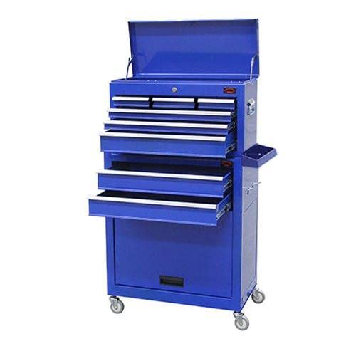 Dirty Pro Tools™ LARGE TOOL CHEST WITH SIDE TRAY TOP CABINET TOP BOX AND ROLLCAB BOX