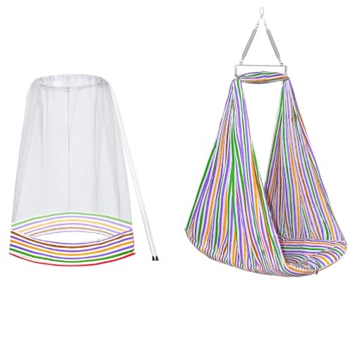 Image of VParents Sleeping Essentials with Mosquito Net & Spring, Neonate (Purple)